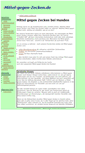 Mobile Screenshot of mittel-gegen-zecken.de